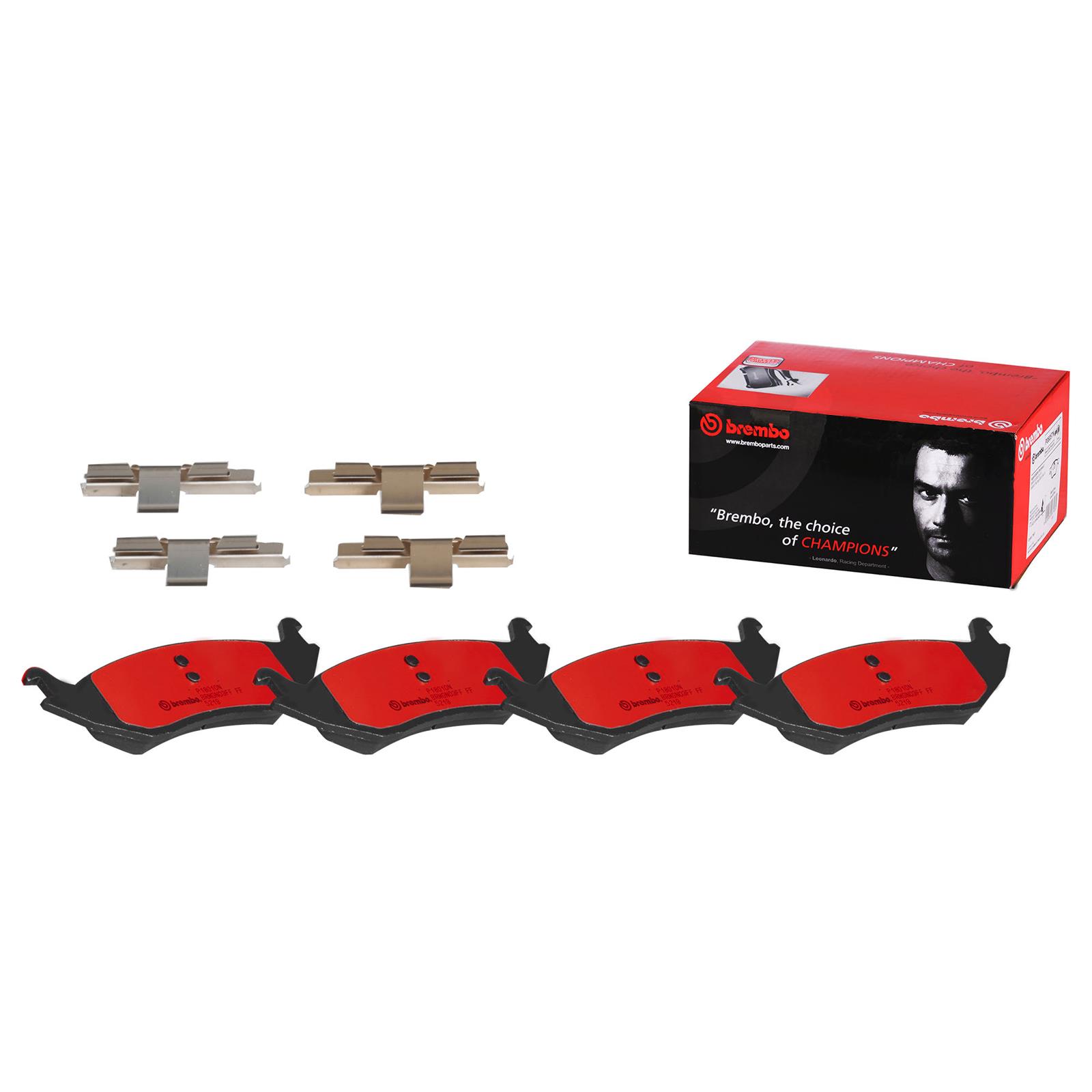 Brembo NAO Ceramic Rear Brake Pads 04-09 Durango, 02-10 Ram 1500 Brembo NAO Ceramic Rear Brake Pads 04-09 Durango, 02-10 Ram 1500
